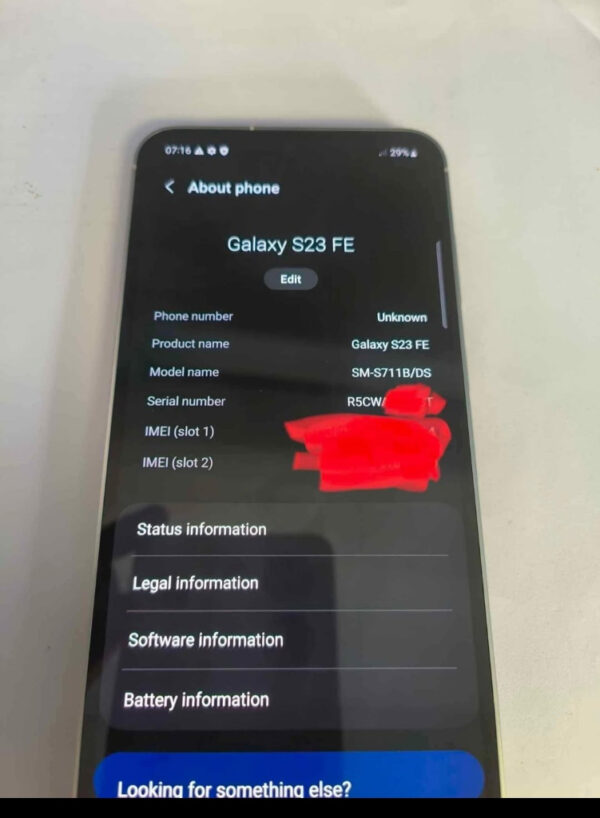 Samsung Samsung s23 fe Other 128GB