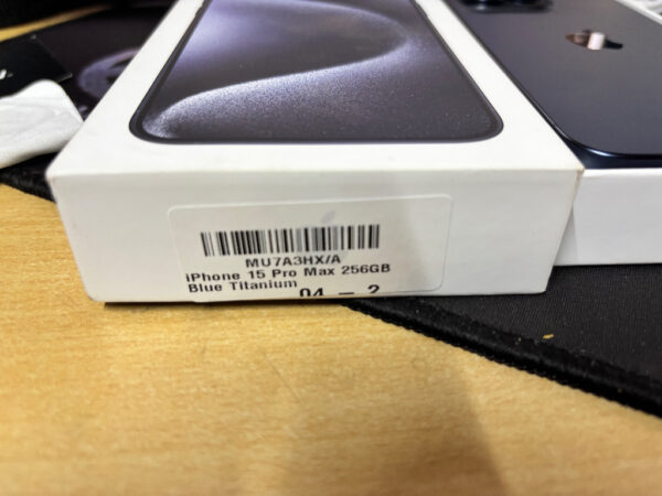 Apple IPhone 15Promax Titanium Blue Blue 256GB