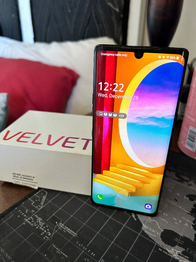 LG Velvet Black 128GB