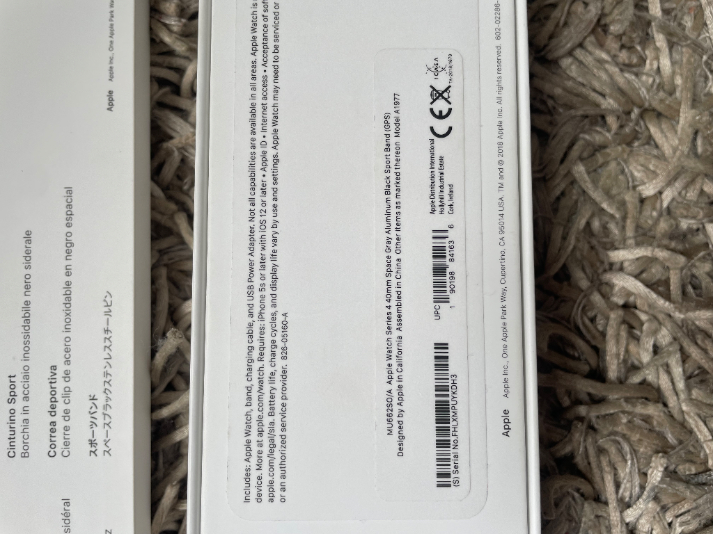 Apple Apple Watch Series 4 Black 40mm