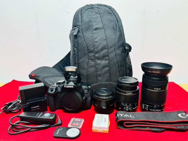 Canon Canon EOS 650D with 3x Lens and accessories 24MP 1080p (Full HD)