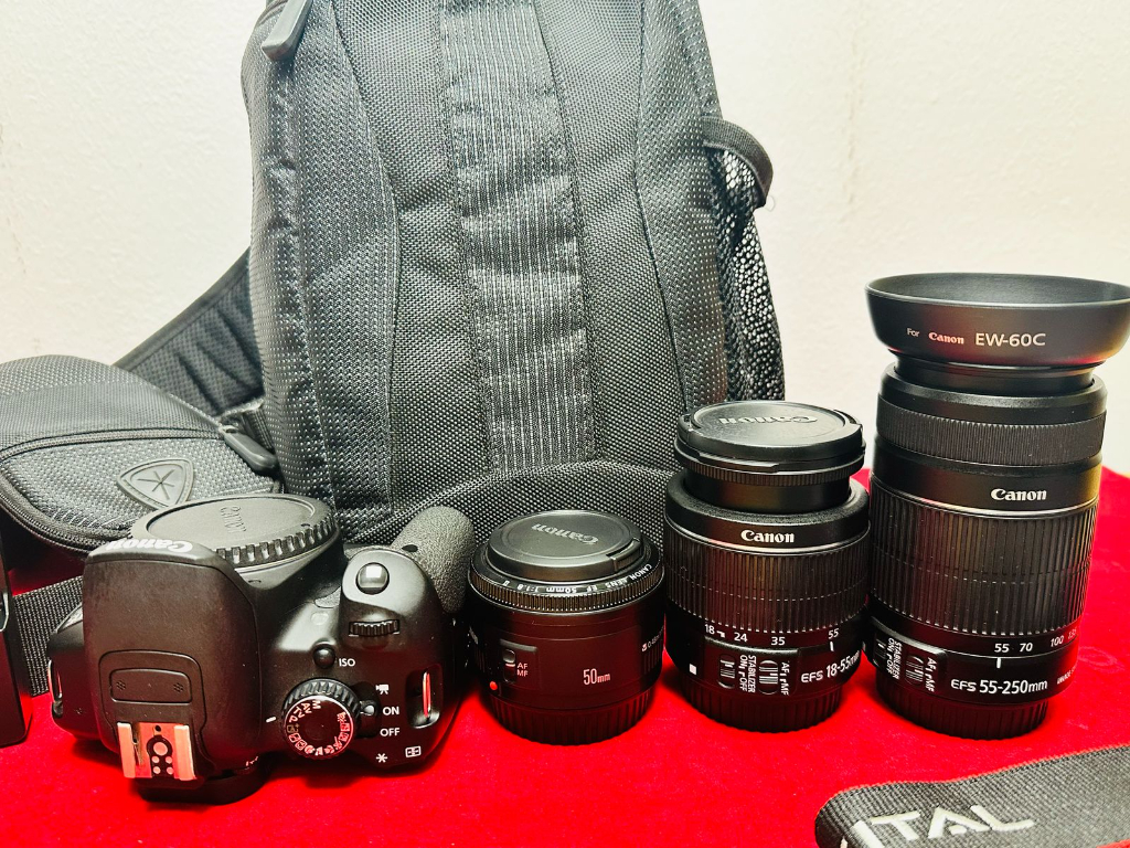 Canon EOS 650D,used Canon EOS cameras,Canon DSLR with accessories