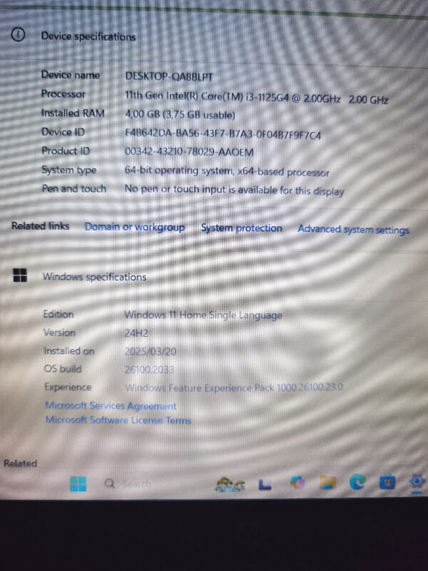 HP HP 15-dw3xxx Intel Core I3 11th Generation Black 128GB Intel 8GB