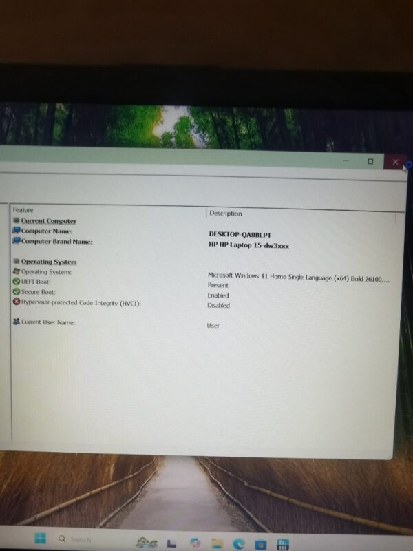 HP HP 15-dw3xxx Intel Core I3 11th Generation Black 128GB Intel 8GB