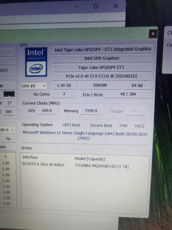HP HP 15-dw3xxx Intel Core I3 11th Generation Black 128GB Intel 8GB