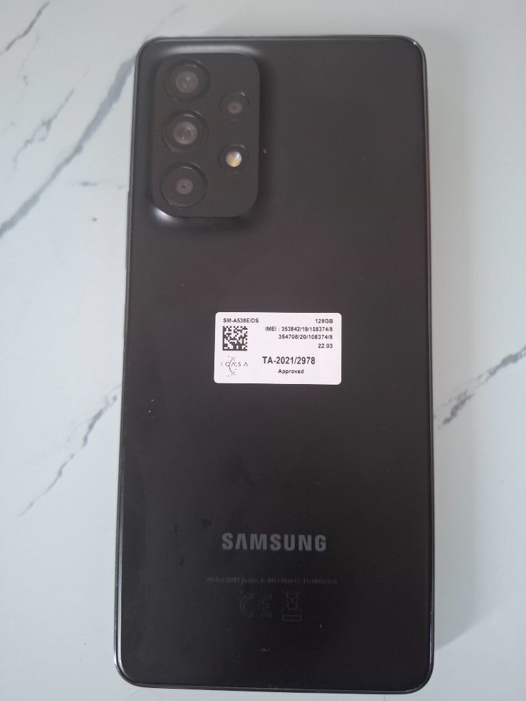 Samsung Samsung Galaxy A53 5G 128GB Black Dual Sim Black 128GB