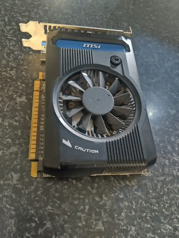 AMD MSI N640-2GD3, secondhand graphics card, affordable gaming GPU