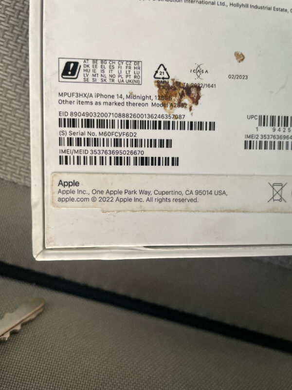 Apple IPhone 14 Other 128GB