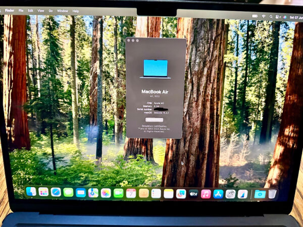Apple MacBook Air M2 Black 512GB Apple M Chip 8GB