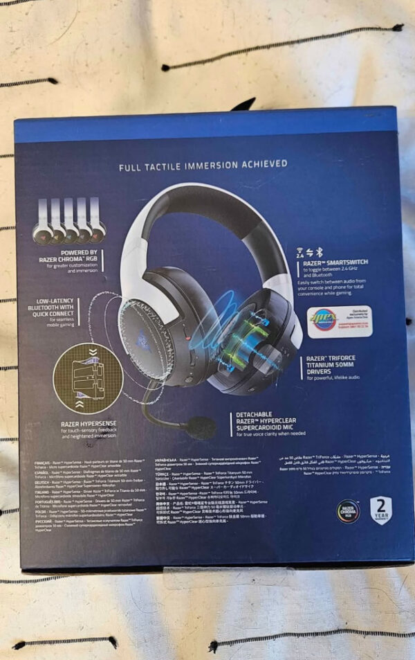 Other Razer Kaira Pro - Hypersense White