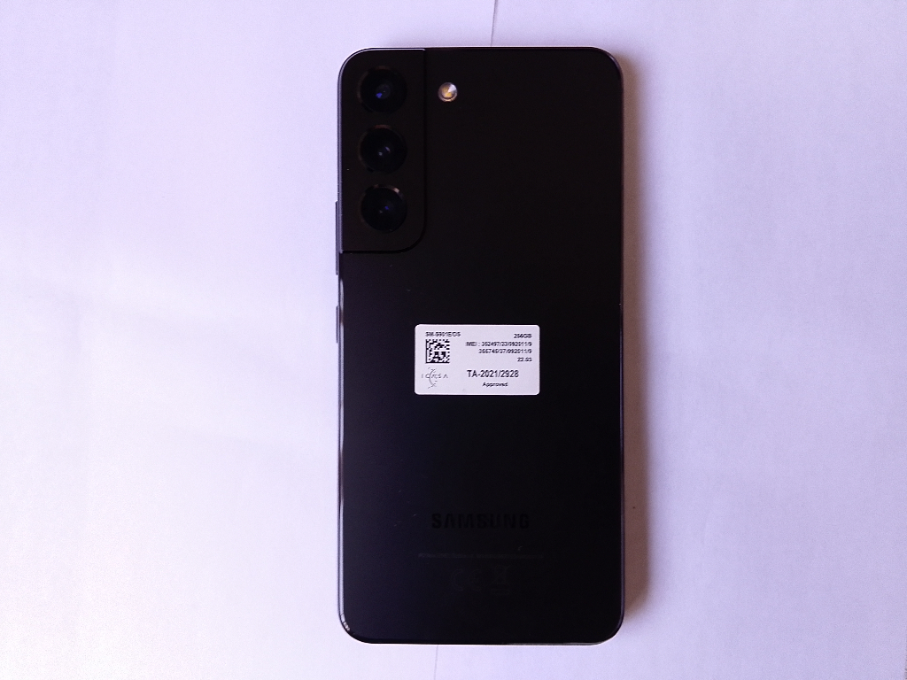 Samsung Galaxy S22,secondhand black smartphone,like new 256GB Samsung phone