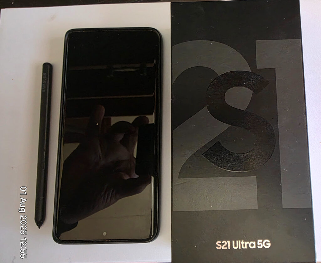 Samsung S21 Ultra 5G 256Gig (Black) Black 256GB